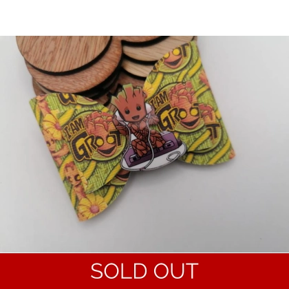 I Am Groot Single Hair Bow